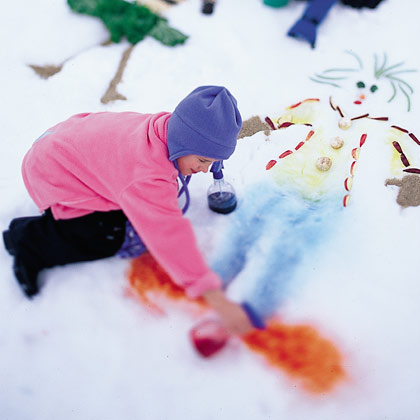 Краски для снега