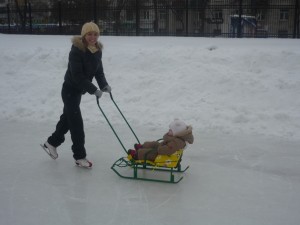 На прогулке
