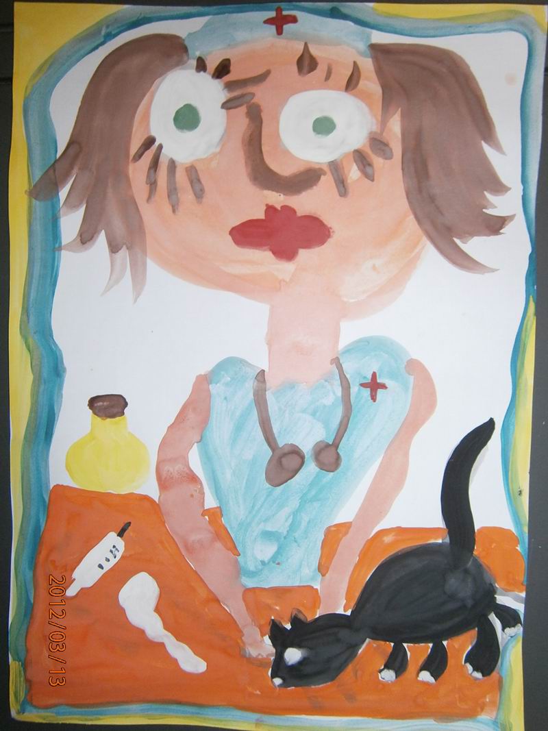 2-е место Софья РЕЗНИК - ветеринар (6 лет)
