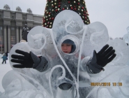 зима на площади Куйбышева